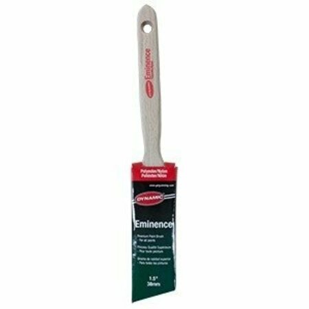 DYNAMIC PAINT PRODUCTS Dynamic 1-1/2 in. 38mm Eminence Angled Sash Nylon Polyester Brush 87704